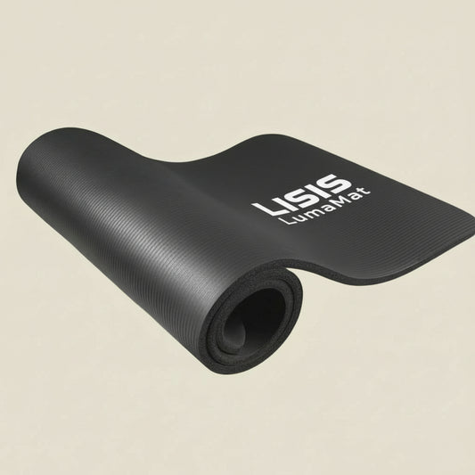 Extra Thick Yoga and Pilates Mat 1/2-Inch or 1-Inch Thick for Fitness